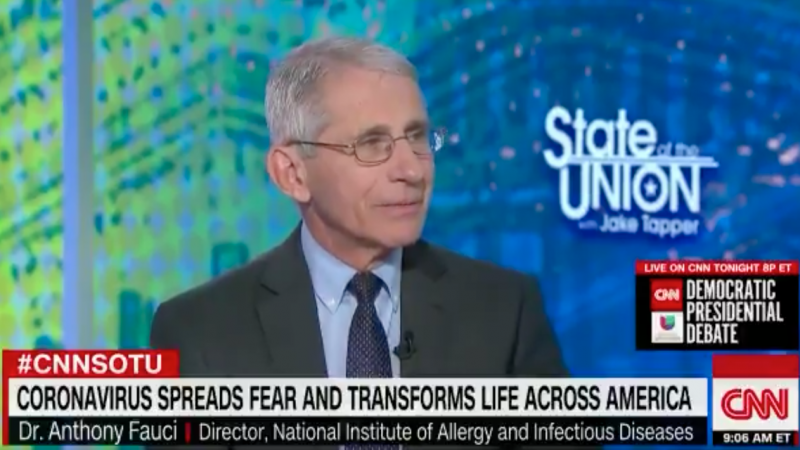 Fauci Urges ‘Dramatic’ Reduction of Attendance at Restaurants, Bars
