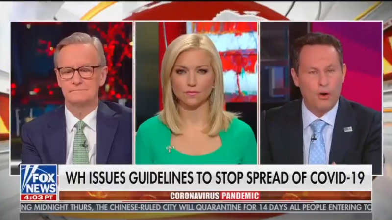 Fox’s Brian Kilmeade Calls for Federal Shutdown of Public Gatherings as Trump Dismisses Idea