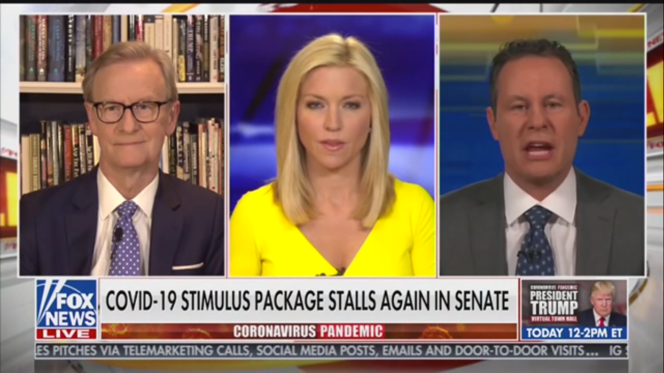 Fox News’ Brian Kilmeade: Democrats ‘Taking Advantage of Republicans Who Might Have the Covid-19 Virus’