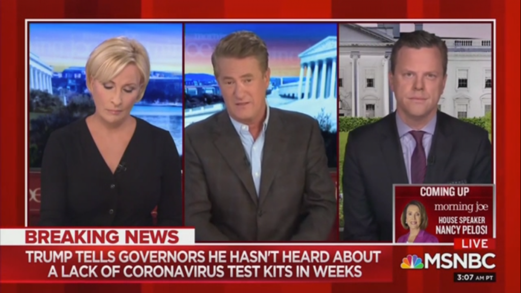 Joe Scarborough: Trump Lying About Coronavirus Testing Is Like Saying ...