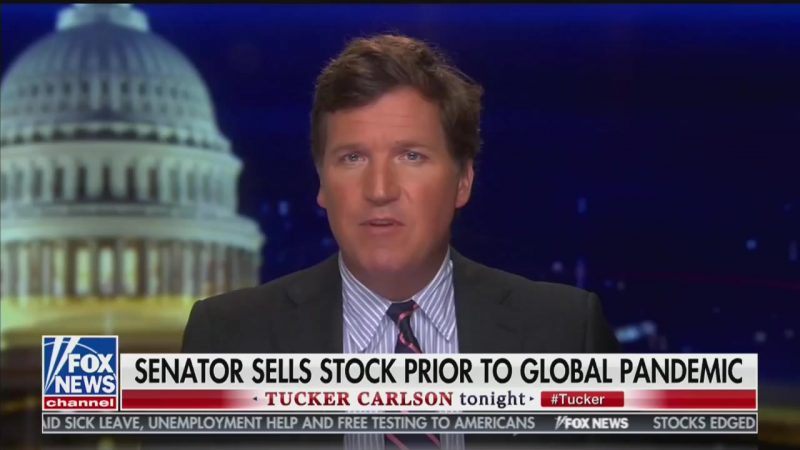 Tucker Carlson Calls on Sen. Richard Burr (R-NC) to Resign if He Can’t Explain Stock Dump
