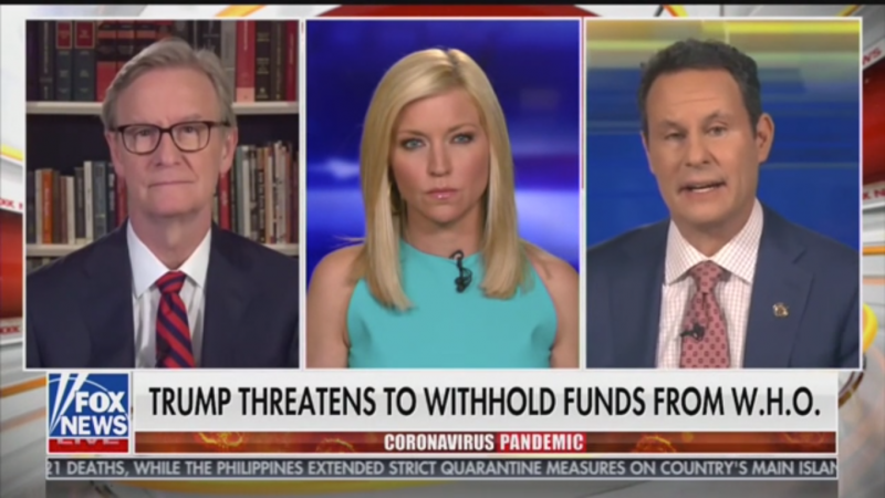 Fox’s Brian Kilmeade: Is the WHO ‘Serving the Communist Country?’