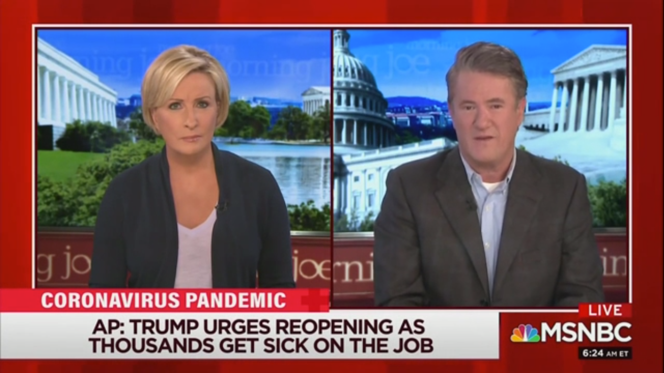 Joe Scarborough: Seniors ‘Have Abandoned Donald Trump’ for Joe Biden over Coronavirus