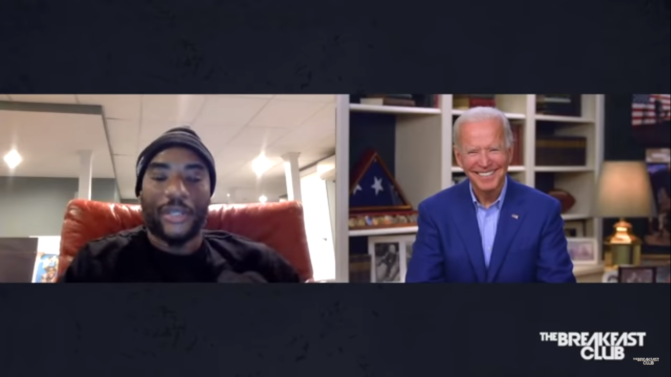 Biden Tells Charlamagne tha God: ‘You Ain’t Black’ if You Don’t Support Him Against Trump