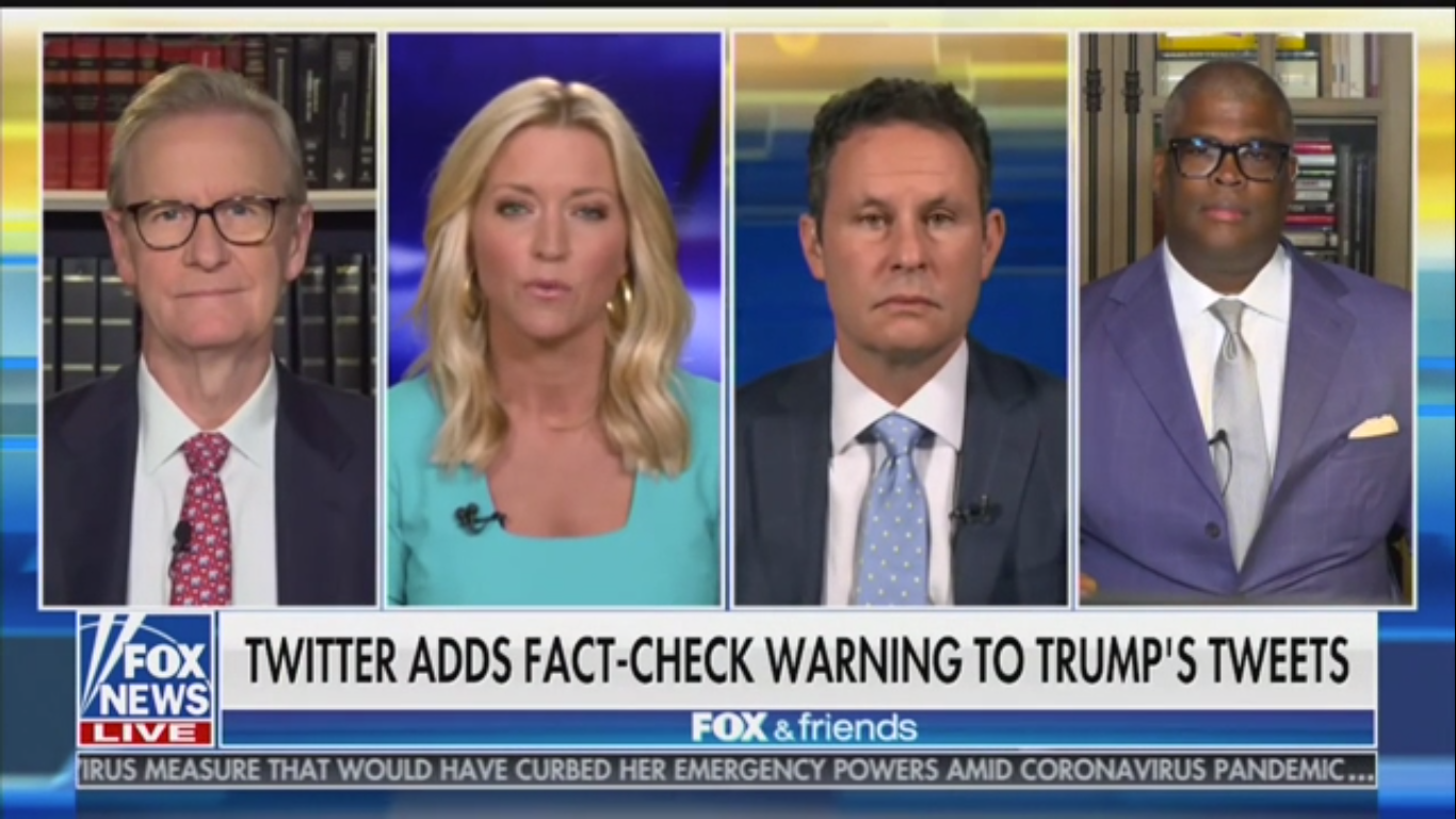 ‘Fox & Friends’: Twitter Has ‘Folded to the Left’ by Fact Checking Trump