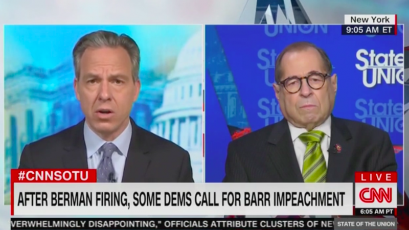 Nadler: Impeaching Barr Would Be a ‘Waste of Time’ Because Republican Senators Are ‘Corrupt’