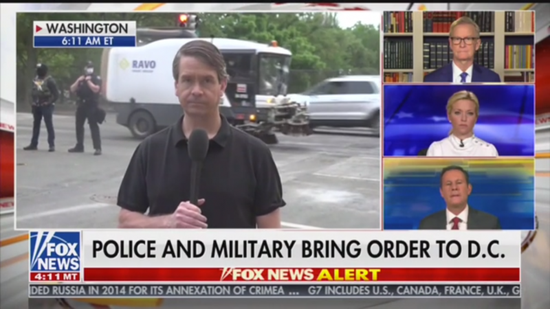 Fox’s Griff Jenkins: D.C. Protesters Should Have Gotten Out of Trump’s Way