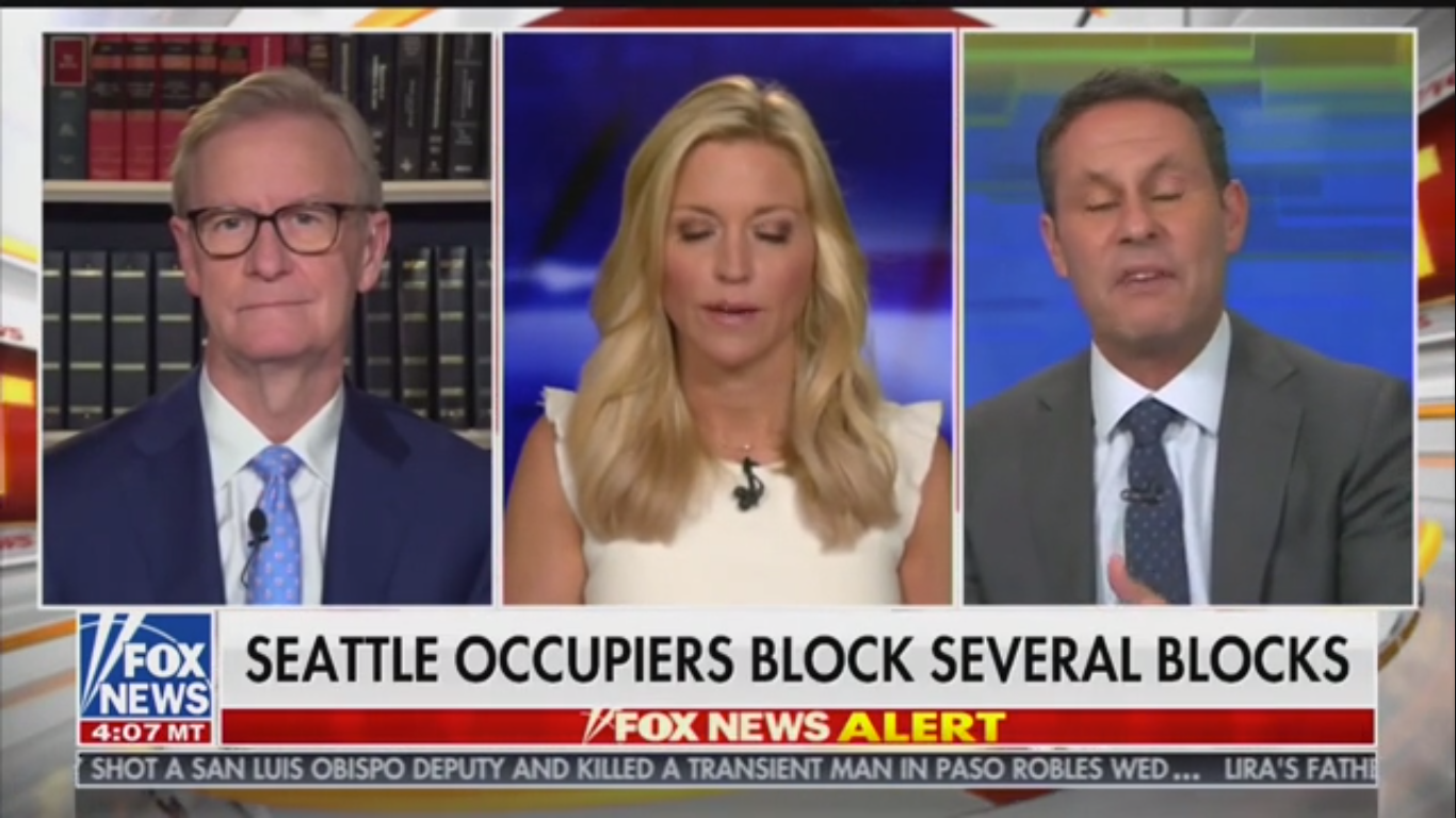 Fox’s Brian Kilmeade Rages at Seattle: ‘Giving Up a Major Northwest City to a Bunch of Anarchists’