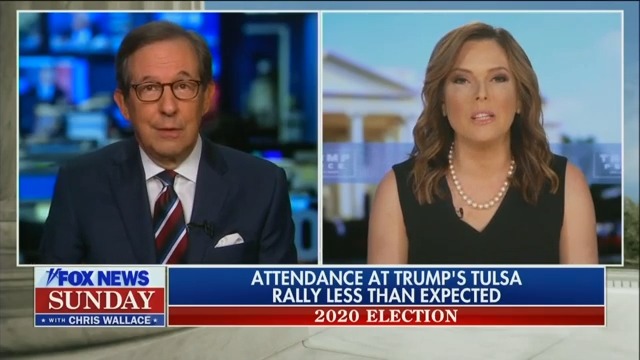 Chris Wallace Zings Trump Campaign Adviser for Denying Rally Size: ‘You Guys Look Silly’