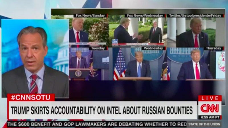 Jake Tapper: Trump’s Cognitive Test, Confederate Statues, ‘Cancel Culture’ Overshadow Russian Bounty Scandal