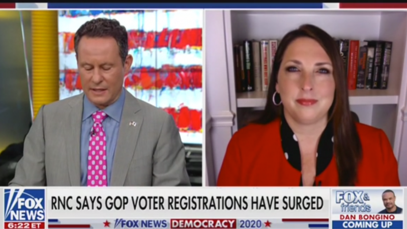 Ronna McDaniel on Voter Registration: ‘The Biden Operation Has Not Been Existent’