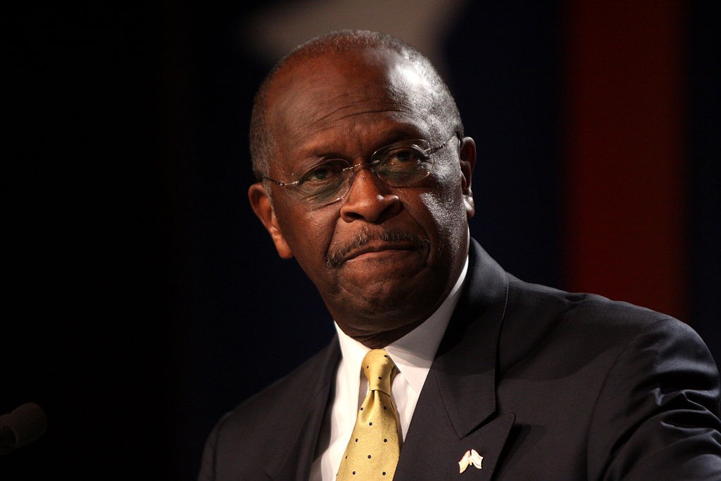 Herman Cain Attended Trump’s Tulsa Rally. Now He’s Hospitalized with Covid-19.