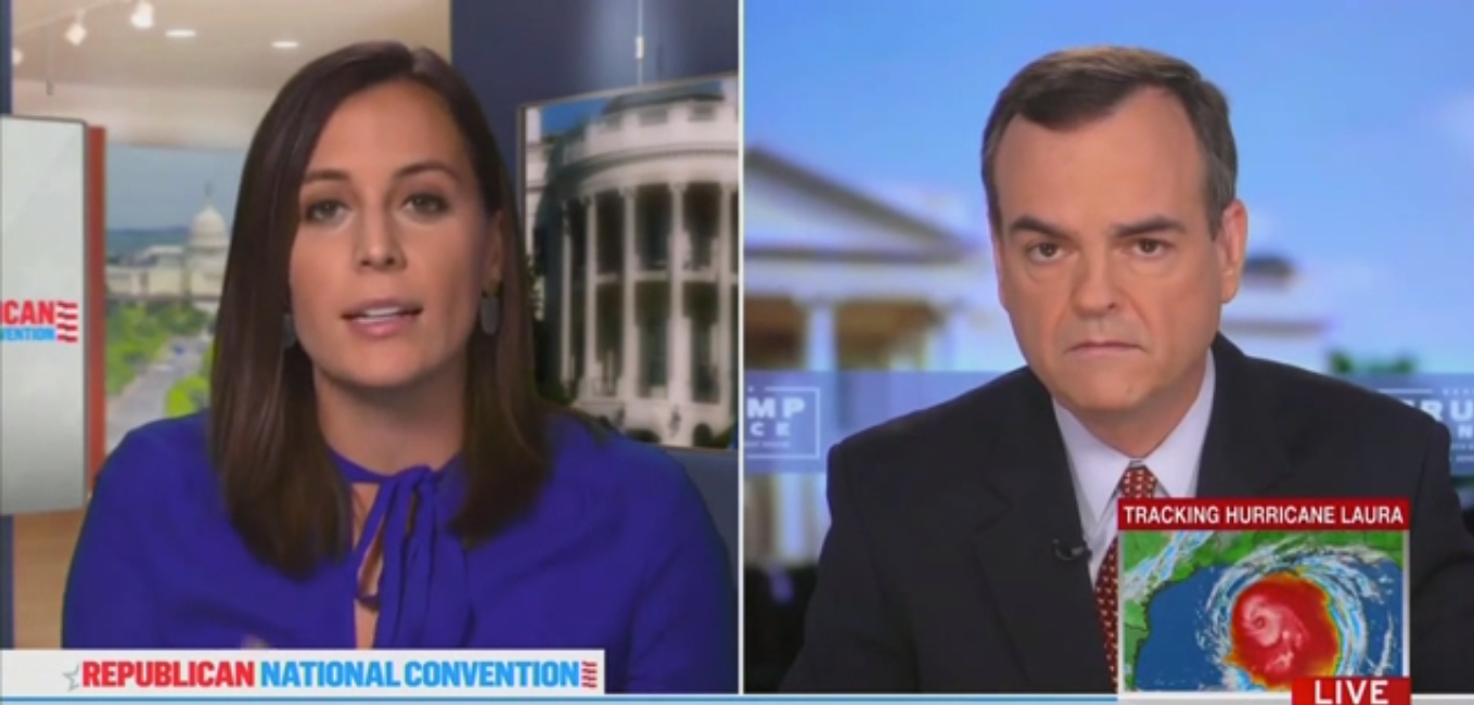 MSNBC Host Confronts Trump Spokesman on President’s Failure to Denounce QAnon