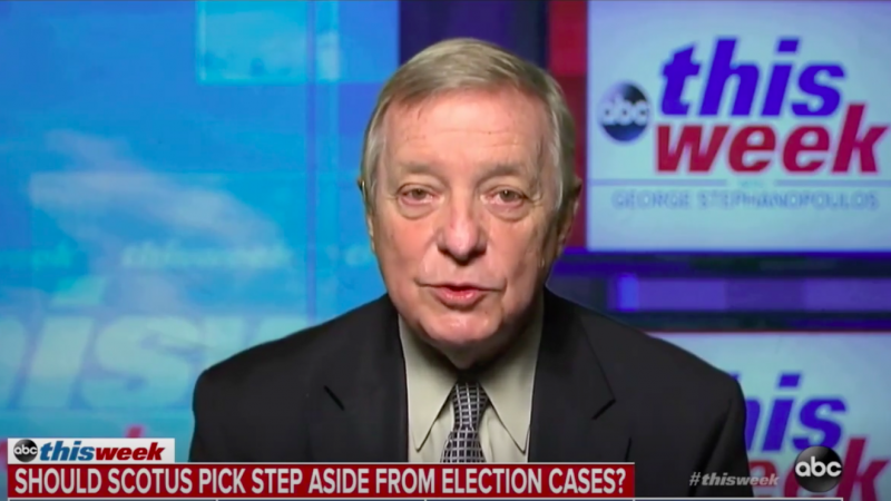 Hillary’s ‘Flat-out Wrong’ for Urging Biden to Not Concede, Sen. Durbin Says