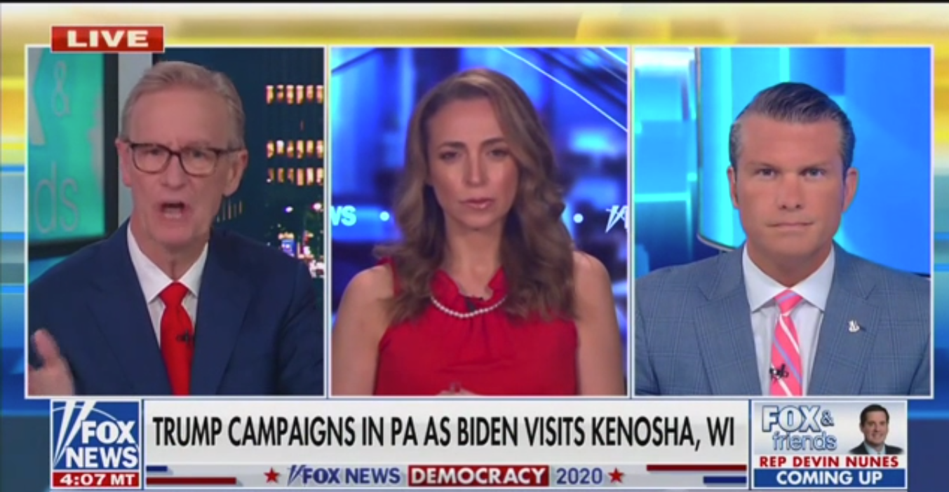 Fox’s Pete Hegseth Criticizes Biden for Meeting Jacob Blake’s ‘Very Controversial Father’