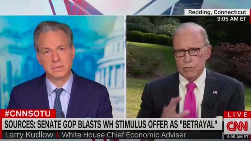 Larry Kudlow, Who Claimed Coronavirus Was ‘Contained’ In February, Says We’re Dealing With It Safely