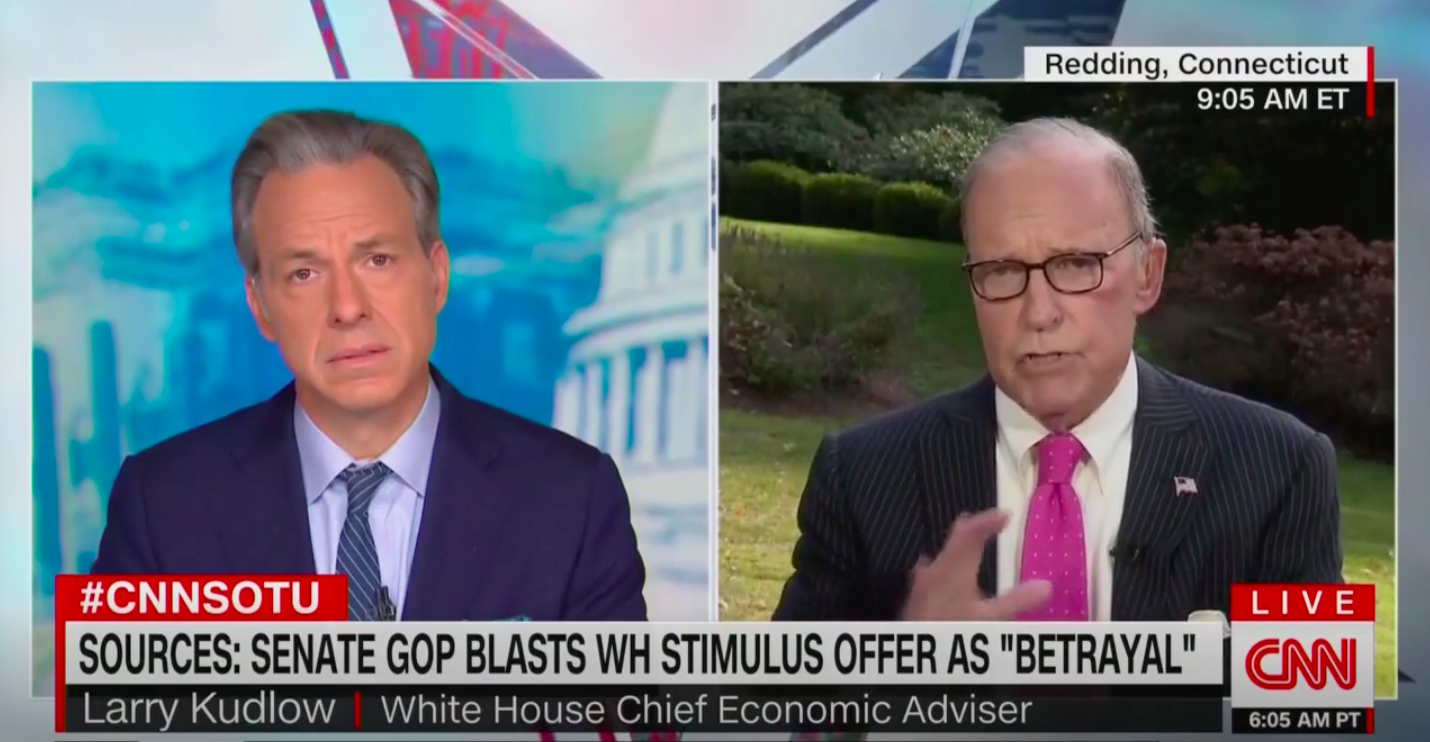 Larry Kudlow, Who Claimed Coronavirus Was ‘Contained’ In February, Says We’re Dealing With It Safely