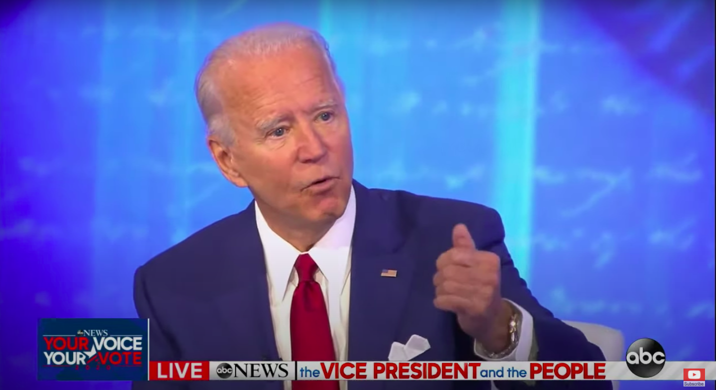 Biden Beats Trump in Ratings for Head-to-Head Town Halls