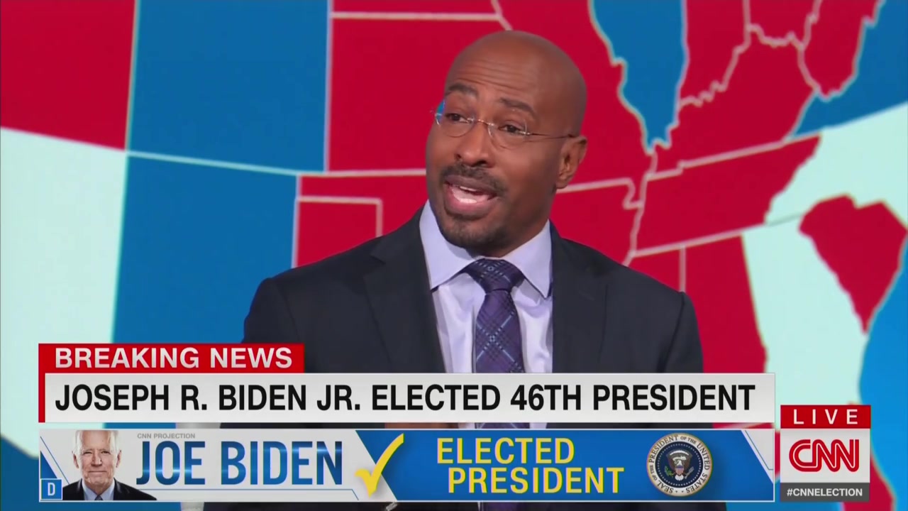 CNN’s Van Jones After Biden Declared President-Elect: ‘It’s Easier to Be a Dad’