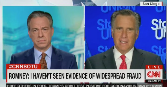 Romney: Trump’s Election Attacks Are Baseless Because He Has a ‘Relaxed Relationship with the Truth’