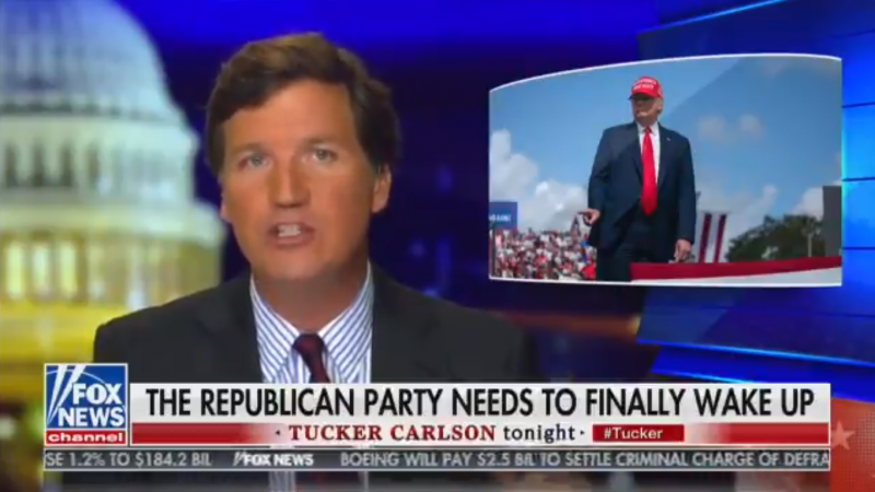 Tucker Carlson Says Trump ‘Recklessly Encouraged’ Capitol Hill Riot